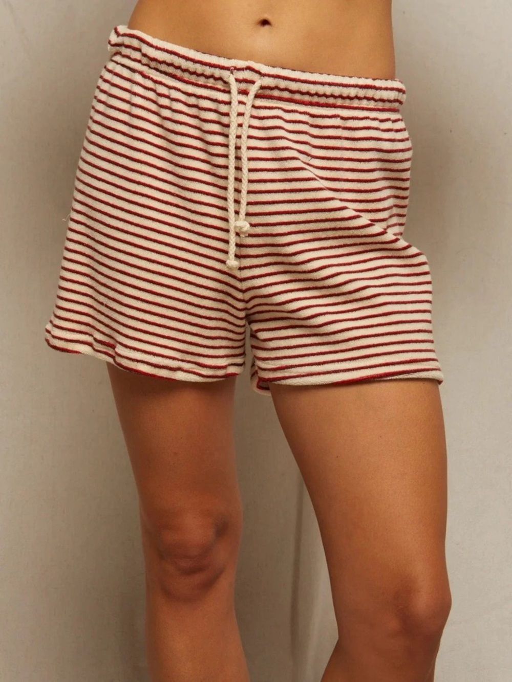 perfectwhitetee JACE TERRY SHORTS | STRIPE